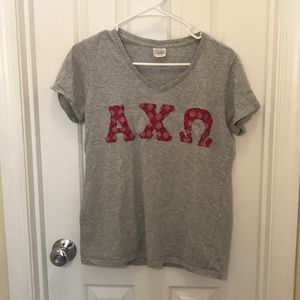 Alpha chi omega (AXO) handmade T-shirt